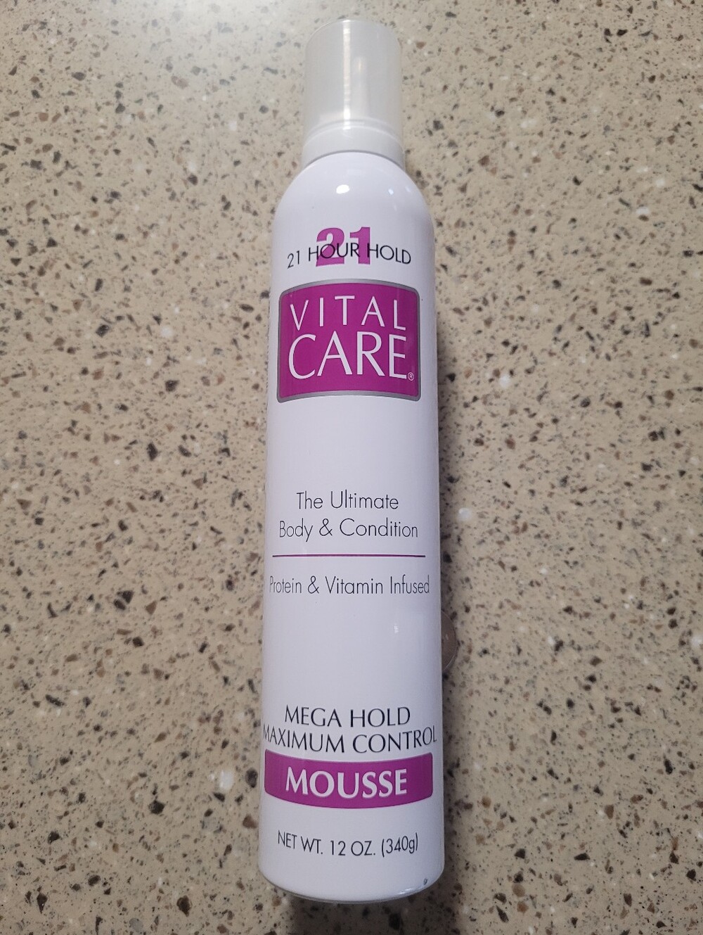 1 Vital Care The Ultimate Body & Condition Mega Hold Maximum Control Mousse
